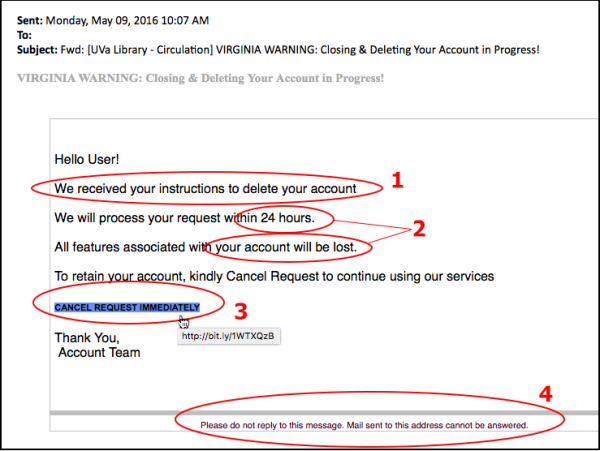 email spam examples